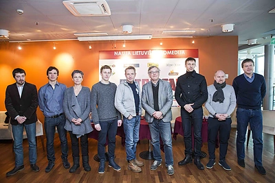 Filmo „Patriotai“ spaudos konferencija