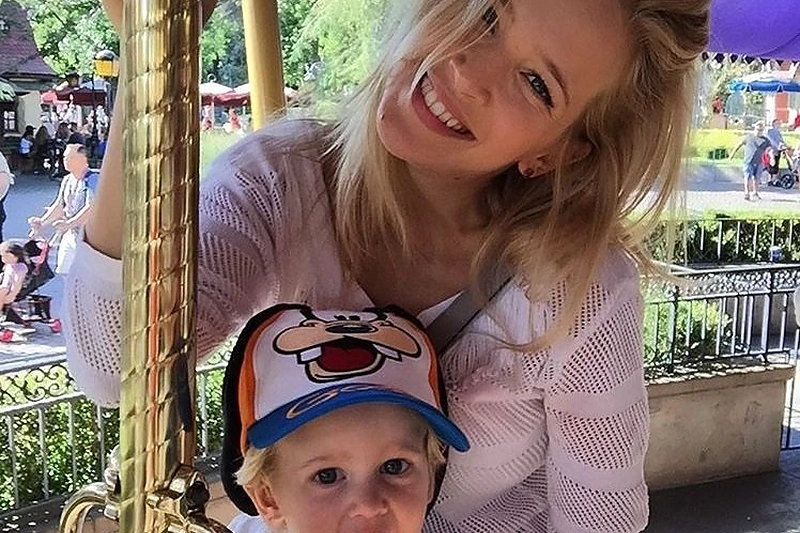 Luisana Lopilato su sūnumi Noah
