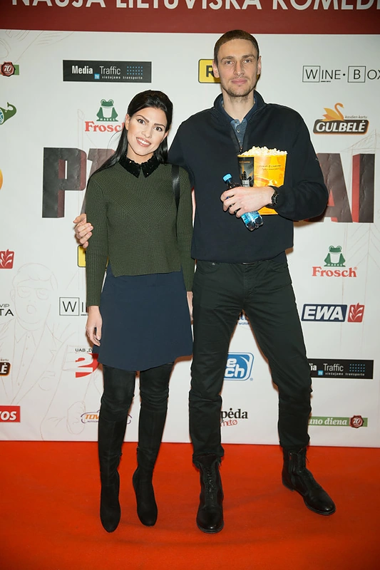 Mindaugas Katelynas su žmona Ugne