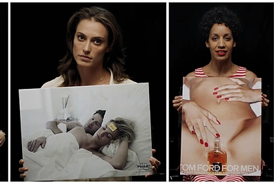 Moterys sukilo prieš tai, kad reklamose jos vaizduojamos kaip daiktai: „Nustokite mus žeminti“