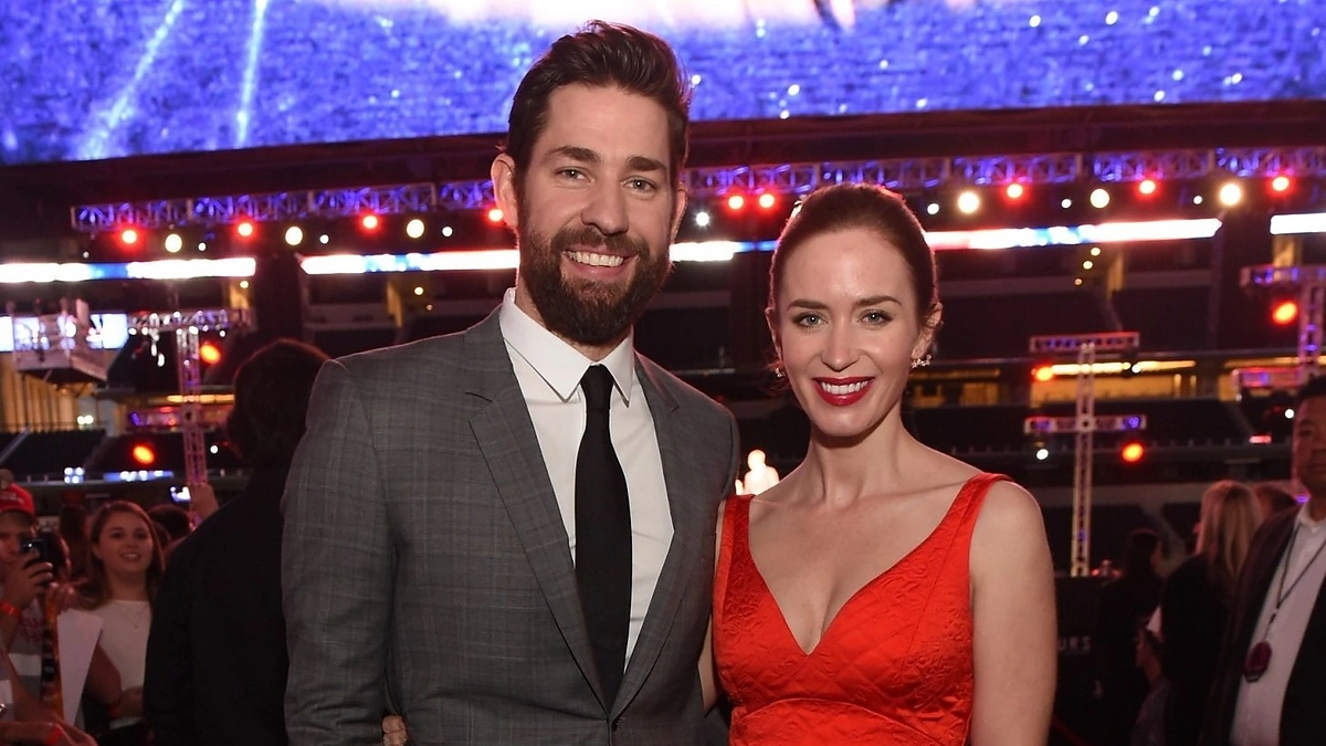 Johnas Krasinski ir Emily Blunt