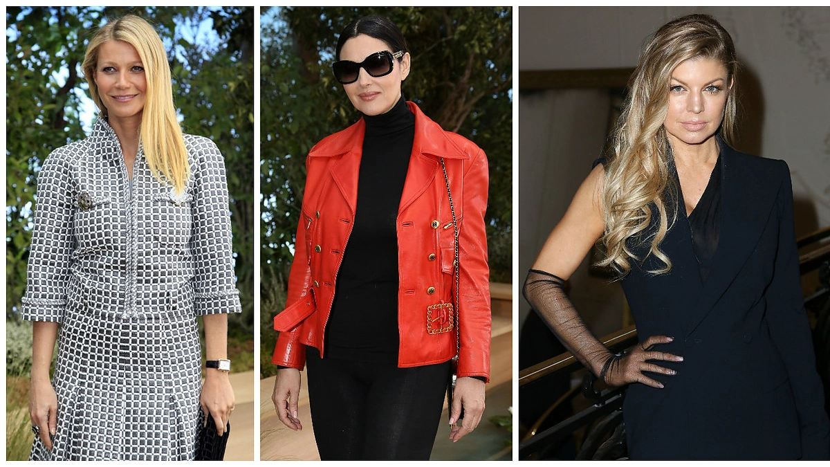Gwyneth Paltrow, Monica Bellucci, Fergie ir Rita Ora