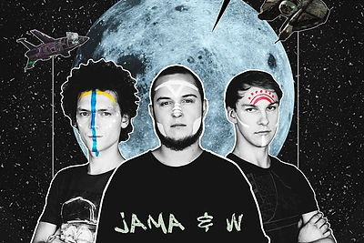 Beprotiškas „jama & W“ iššūkis: komedijų festivalyje improvizavusi grupė scenoje įrašė naują albumą
