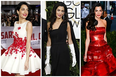 Stilingiausia pasaulio teisininkė Amal Clooney švenčia 38-ąjį gimtadienį: ryškiausi įvaizdžiai