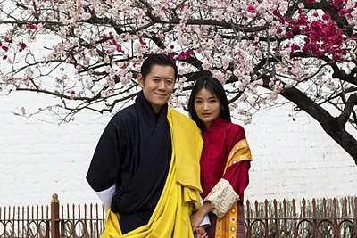 Butano karaliaus šeima paskelbė apie princo gimimą