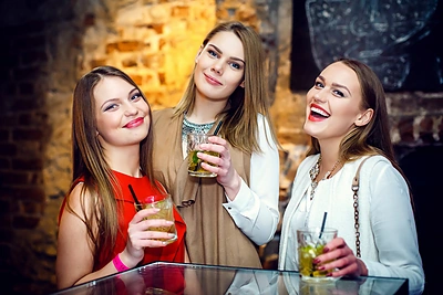 Vakarėlio sostinės „Mojo Lounge“ klube akimirka