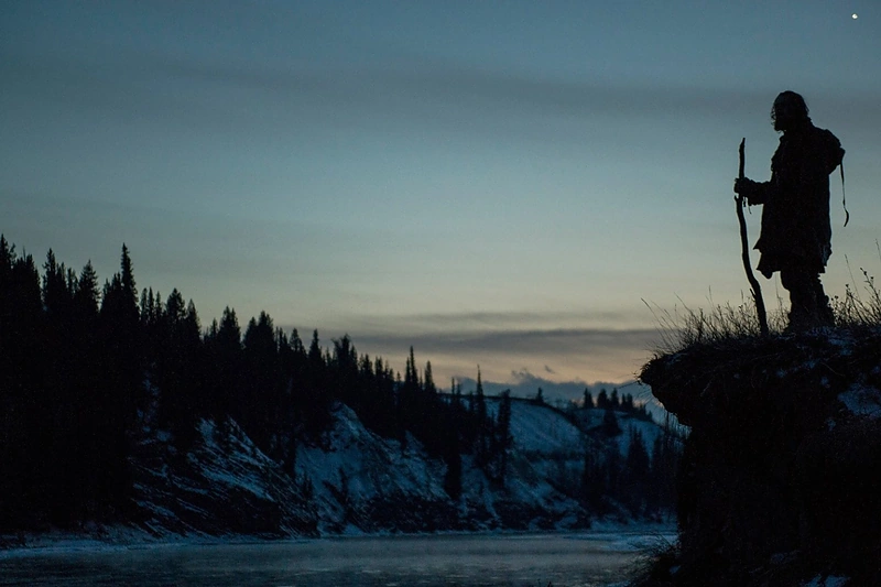 Kadras iš filmo „Hju Glaso legenda“