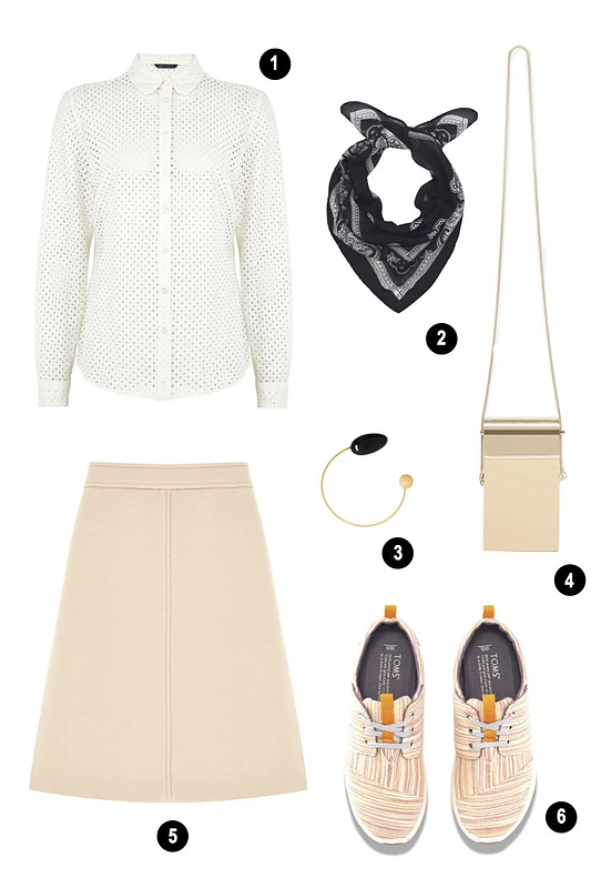 Derinys su baltais marškiniais