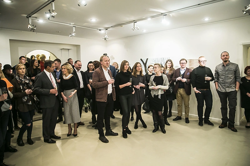 Parodos „Išmušta perspektyva“ atidarymo akimirka