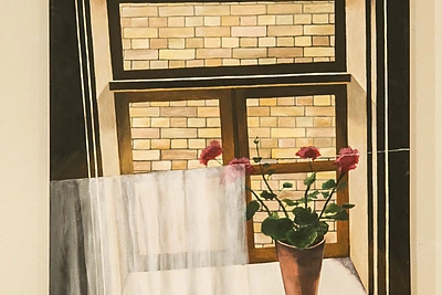 Parodos „Išmušta perspektyva“ atidarymo akimirka