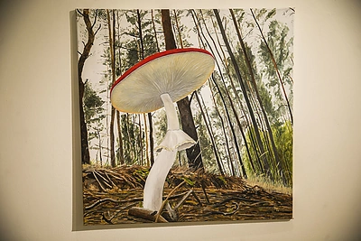 Parodos „Išmušta perspektyva“ atidarymo akimirka