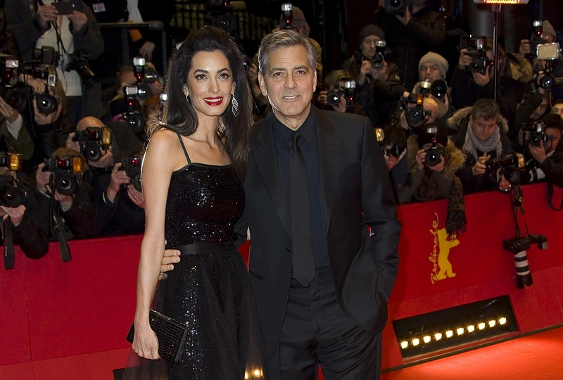 George'as Clooney ir Amal Clooney
