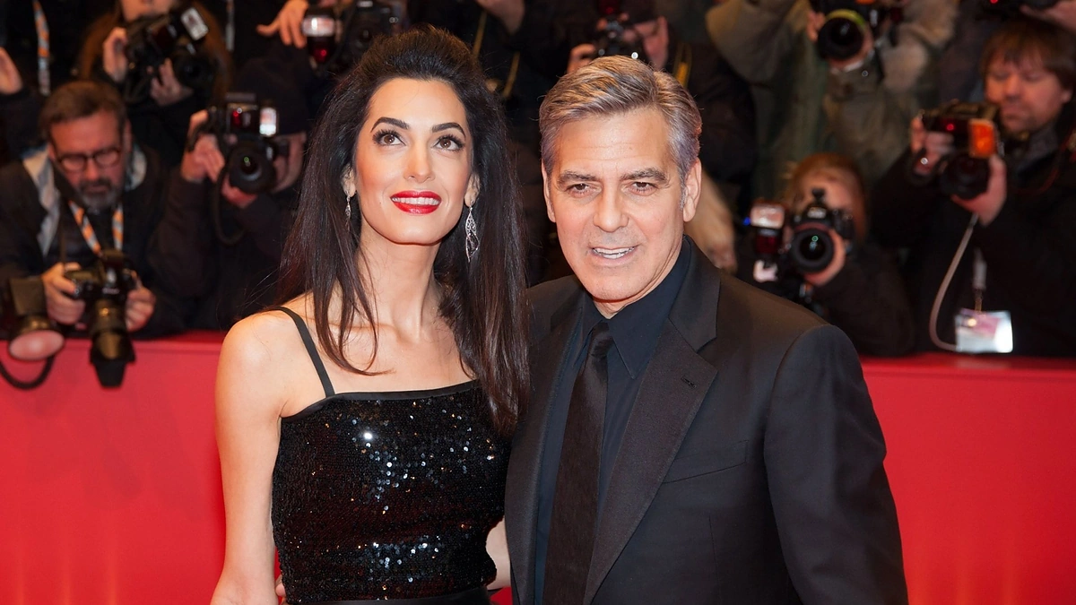 George'as Clooney ir Amal Clooney