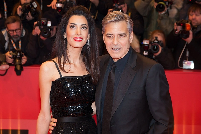 George'as Clooney ir Amal Clooney