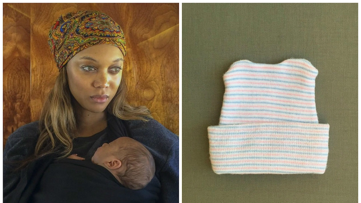 Tyra Banks su sūnumi Yorku