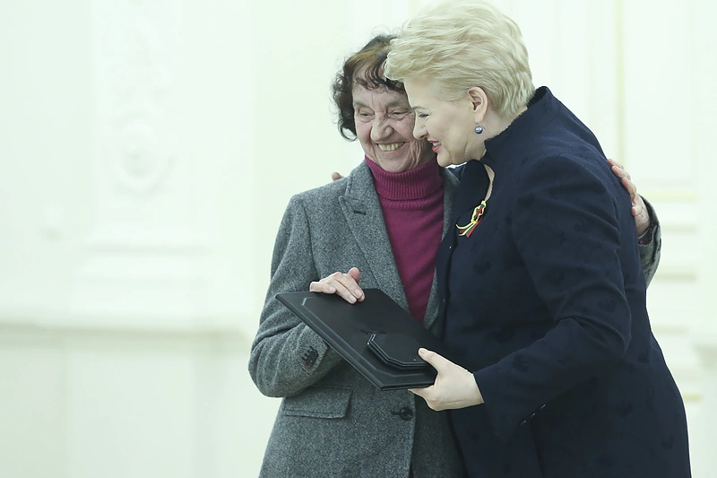 Birutė Žilytė ir Dalia Grybauskaitė / Luko Balandžio / 15min nuotr.