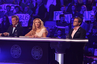 Televizijos projekto „Kadagys“ akimirka