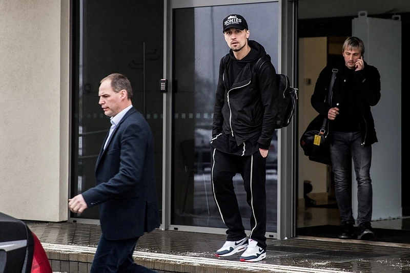 Dima Bilanas Vilniaus oro uoste