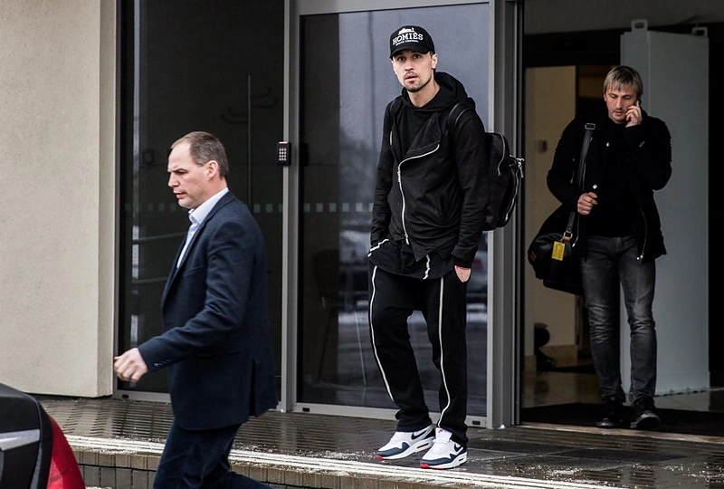Dima Bilanas Vilniaus oro uoste