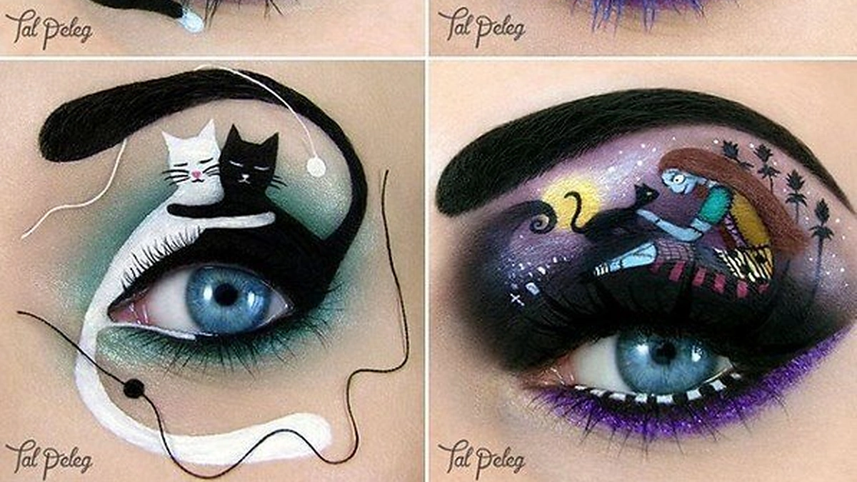 Tal Peleg akių makiažas