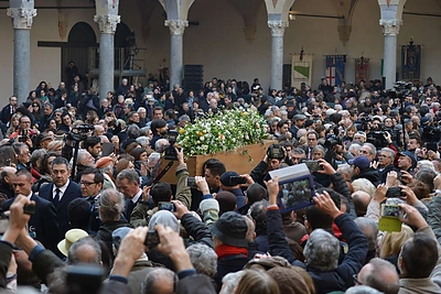 Rašytojo Umberto Eco laidotuvės