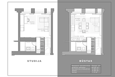 Biuro-namų planas.