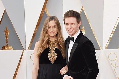 Eddie Redmayne'as su žmona Hannah Redmayne