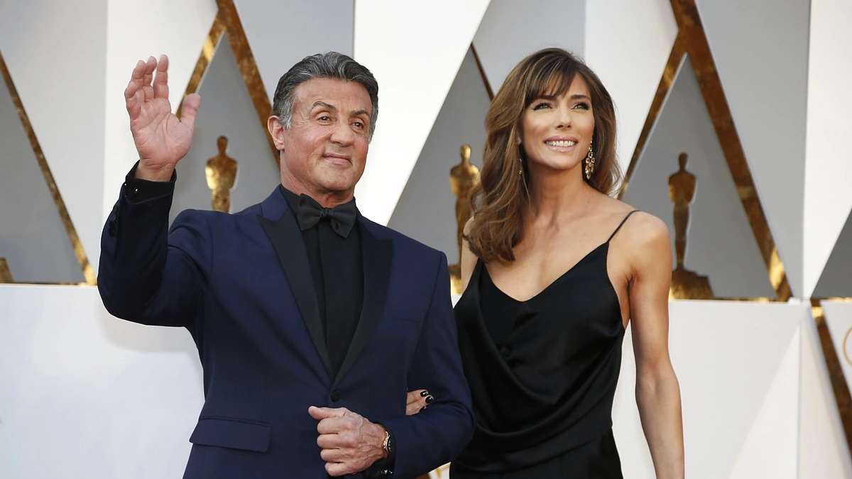 Sylvesteris Stallone su žmona Jennifer Flavin