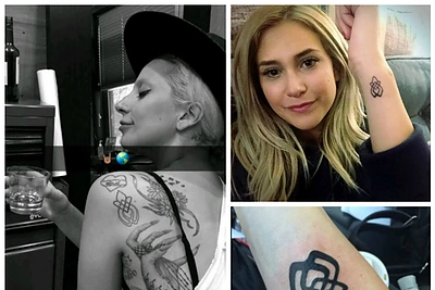 Lady Gaga iš solidarumo su seksualinės prievartos aukomis pasidarė vienodas tatuiruotes