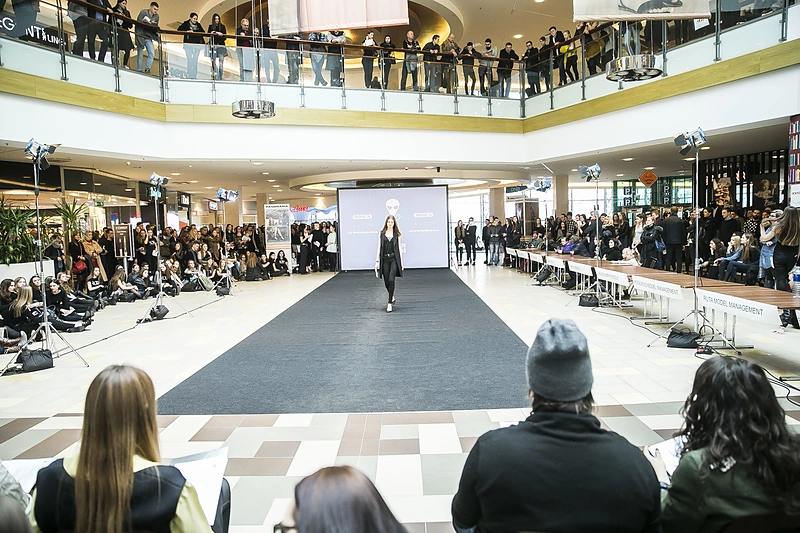 Modelių atrankos „Infekcijos kastingas“ momentas