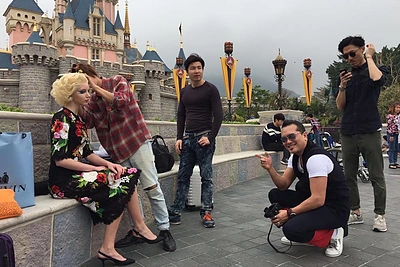 Karolina Toleikytė „Disney“ fotosesijoje