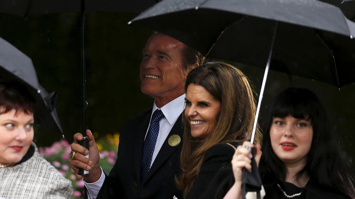 Arnoldas Schwarzeneggeris ir Maria Shriver