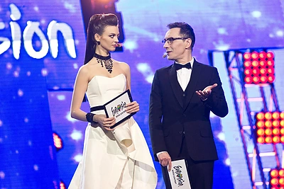 „Eurovizijos“ atrankos finalo akimirka