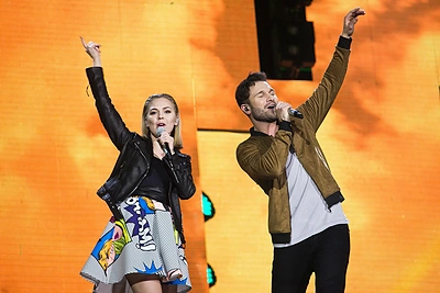 „Eurovizijos“ atrankos finalo akimirka