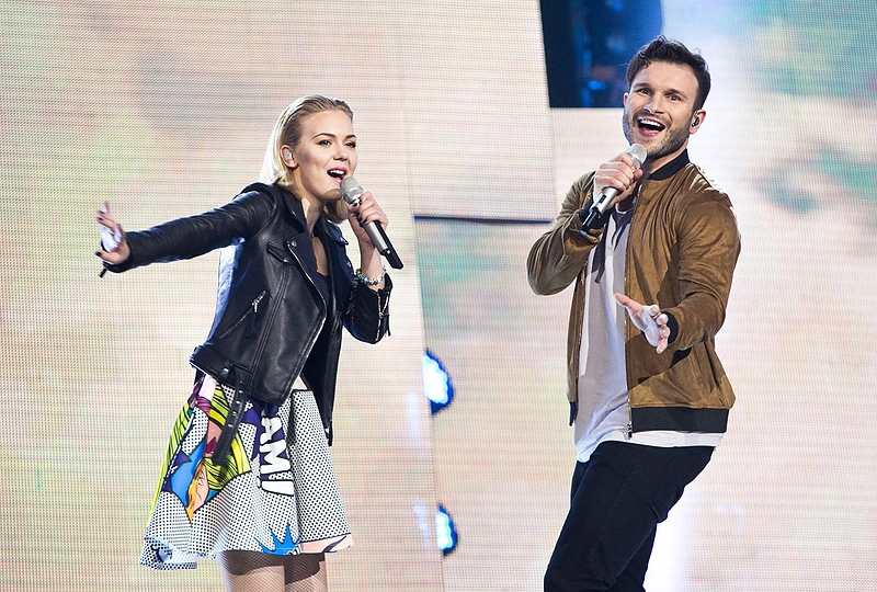 „Eurovizijos“ atrankos finalo akimirka