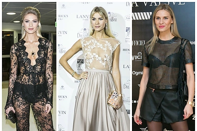 Modelis Simona Starkutė ištikima savo stiliui: į renginį – perregimu drabužiu