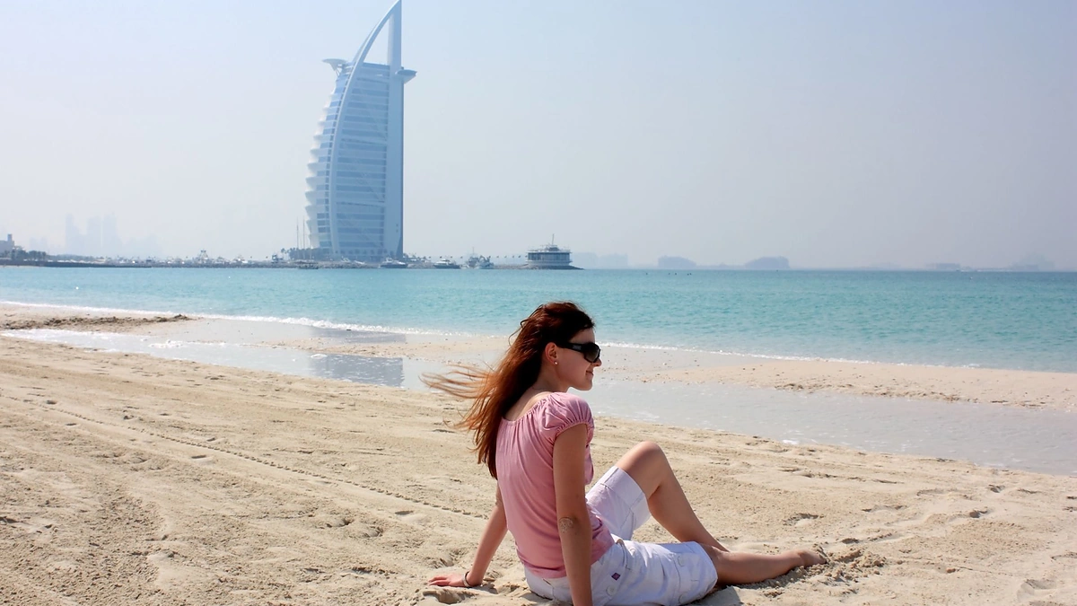 Paplūdimys Dubajuje