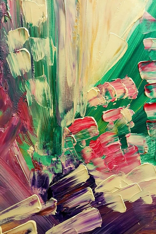 „Marijas's Art Therapy“ piešta širdies ikona