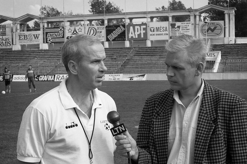 1995 Benjaminas Zelkevičius, Tautvydas Meškonis / Alfredo Pliadžio nuotr.