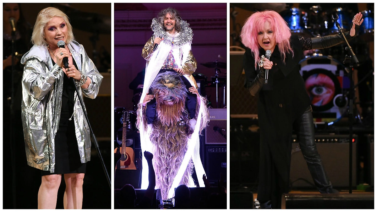 „Blondie“ vokalistė Debbie Harry, „Flaming Lips“ ir Cyndi Lauper