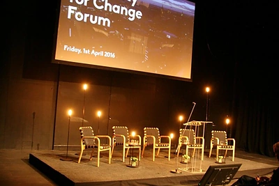 TMW forumo „Kūrybingumas pokyčiams“ akimirka