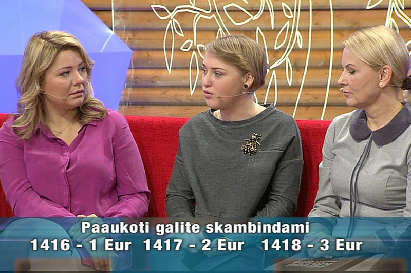 Laidos „Valanda su Rūta“ stop kadras