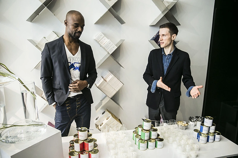 Jean Claude Edorh ir Domantas Užpalis