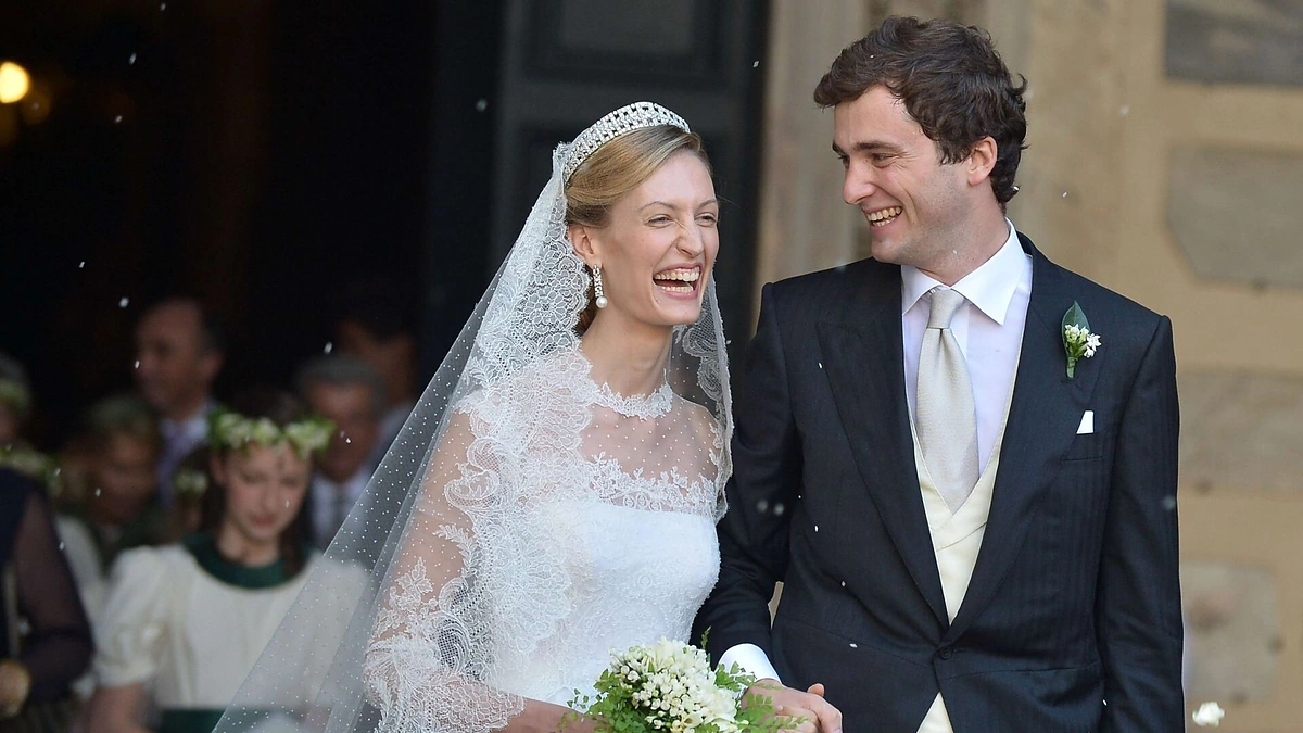 Belgijos princas Amedeo ir Elisabetta Maria Von Wolkenstein Rosboch