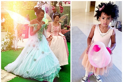 Beyonce savo dukrai Blue Ivy surengė nepamirštamą 4-ojo gimtadienio šventę fėjų tema