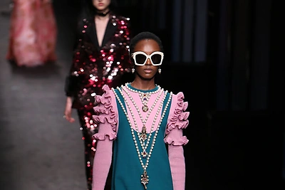 „Gucci“ 2016-2017 m. rudens-žiemos kolekcijos modelis
