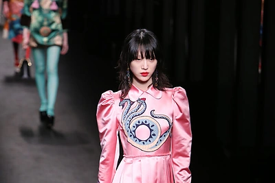 „Gucci“ 2016-2017 m. rudens-žiemos kolekcijos modelis