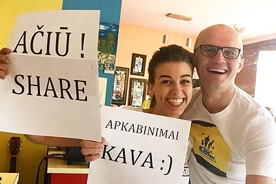 Edmundo Jakilaičio apsikabinimų akcija sprogdina internetą