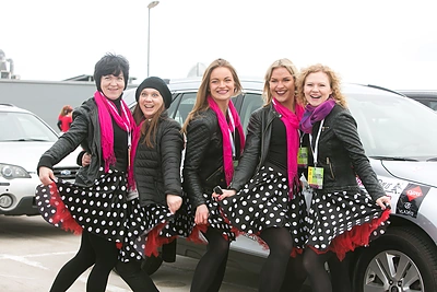 „Moterų ralio“ akimirka