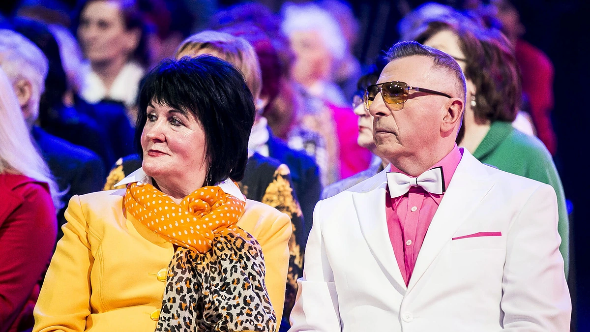 Aleksas Lemanas su drauge